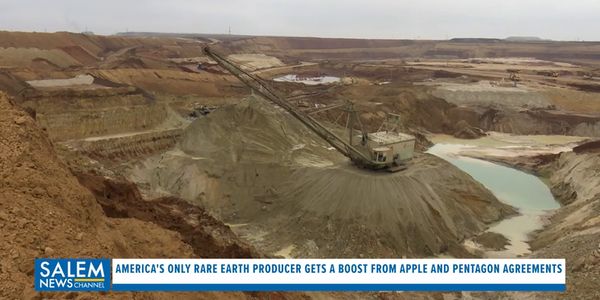 America's Only Rare Earth Producer Gets A Boost From Apple And Pentagon Agreements