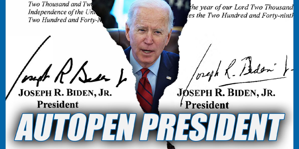 Biden's autopen controversy is SCARY