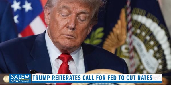 Trump reiterates call for Fed to cut rates
