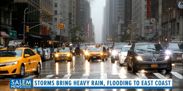 Heavy Rain Pummels East Coast, Sparks Flash Flooding