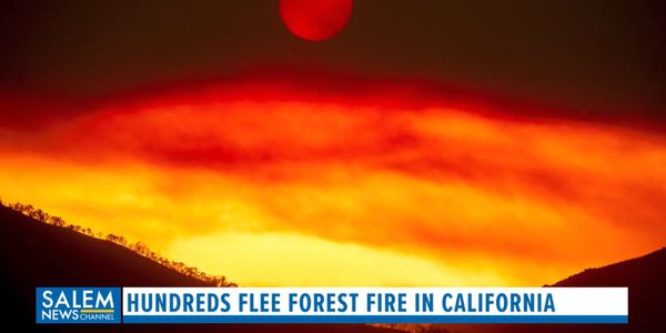 Massive Central California Wildfire Threatens Structures