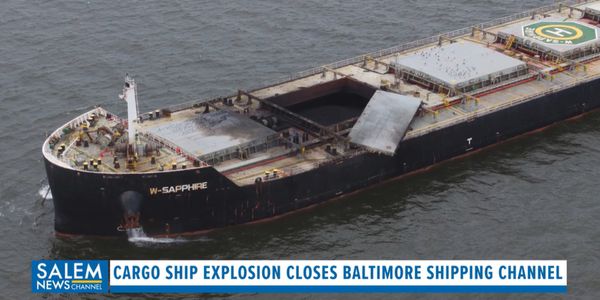 Authorities Investigating Cargo Ship Explosion In Baltimore
