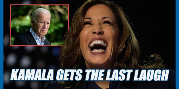 Kamala gets the last laugh on Biden