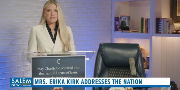 Charlie's widow, Erika Kirk, addresses the nation