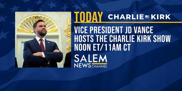 Watch LIVE Vice President Vance host The Charlie Kirk Show