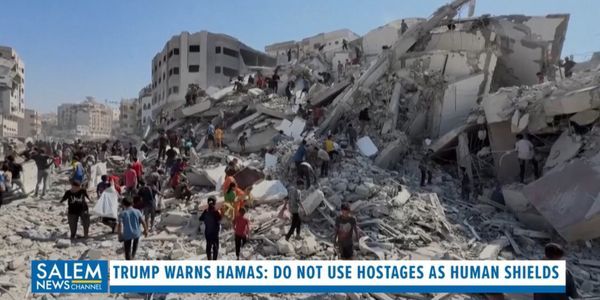 Trump Warns Hamas Not To Use Hostages As Human Shields