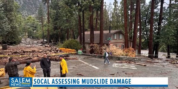 Mudslides Trap Drivers, Bury Roads And Damage Homes In Southern California