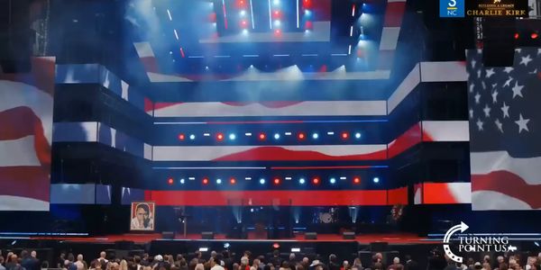 Rebecca Dunn Speaks at Charlie Kirk's Memorial Service