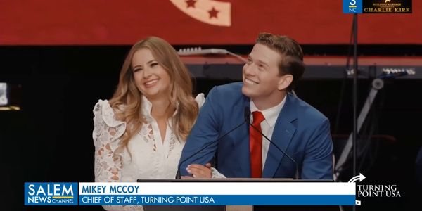 Turning Point USA Chief of Staff Mikey McCoy Speaks at Charlie Kirk's Memorial Service