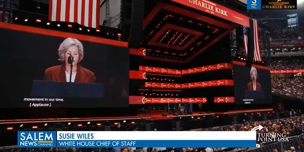 Susie Wiles Speaks at Charlie Kirk's Memorial Service