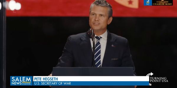 Secretary of War Pete Hegseth Speaks at Charlie Kirk's Memorial Service