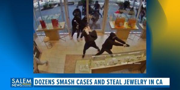 Dozens Of Masked People Smash Cases, Steal Jewelry In CA Robbery