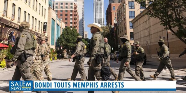 AG Bondi touts Memphis arrests during Trump's federal deployment
