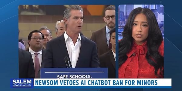 California governor vetoes bill to restrict kids' access to AI chatbots