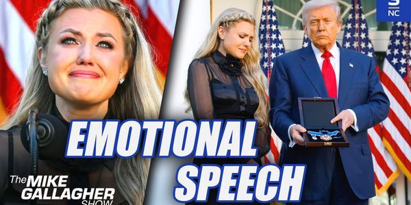 Erika Kirk's Emotional Speech At Charlie's Presidential Medal Of Freedom Ceremony