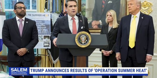 Trump touts results of sweeping law enforcement effort