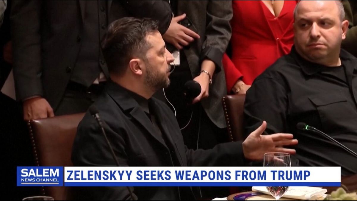 Trump and Zelenskyy hold talks at White House