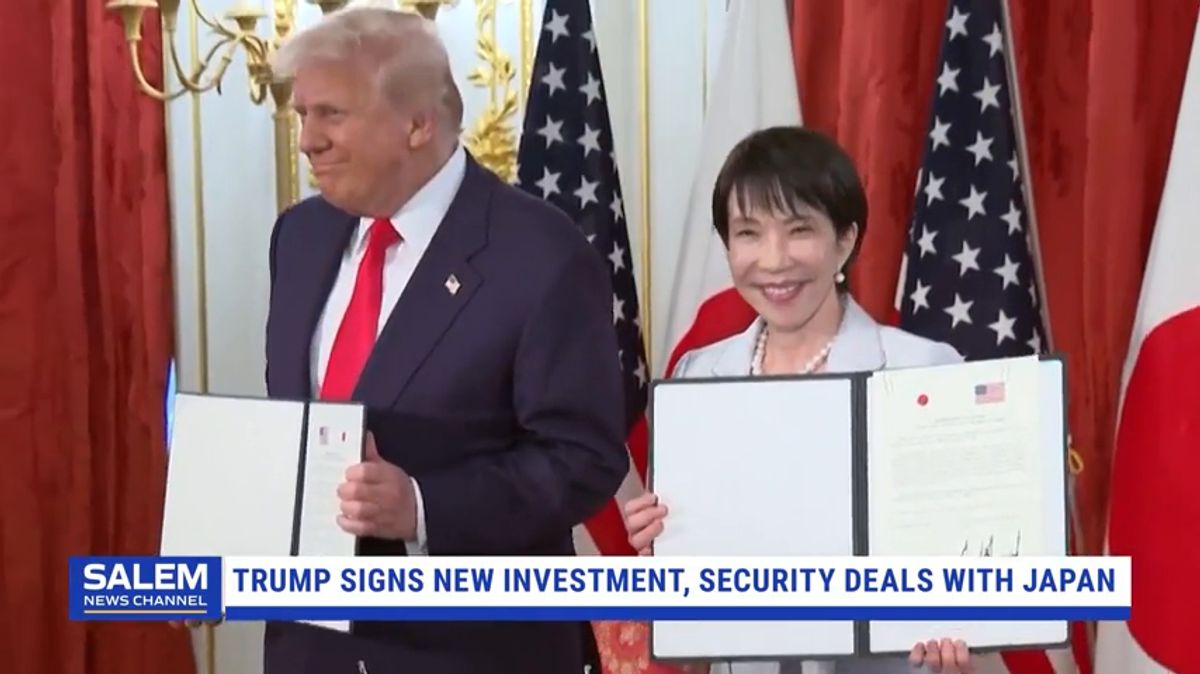 Trump signs new investment, security deals with Japan