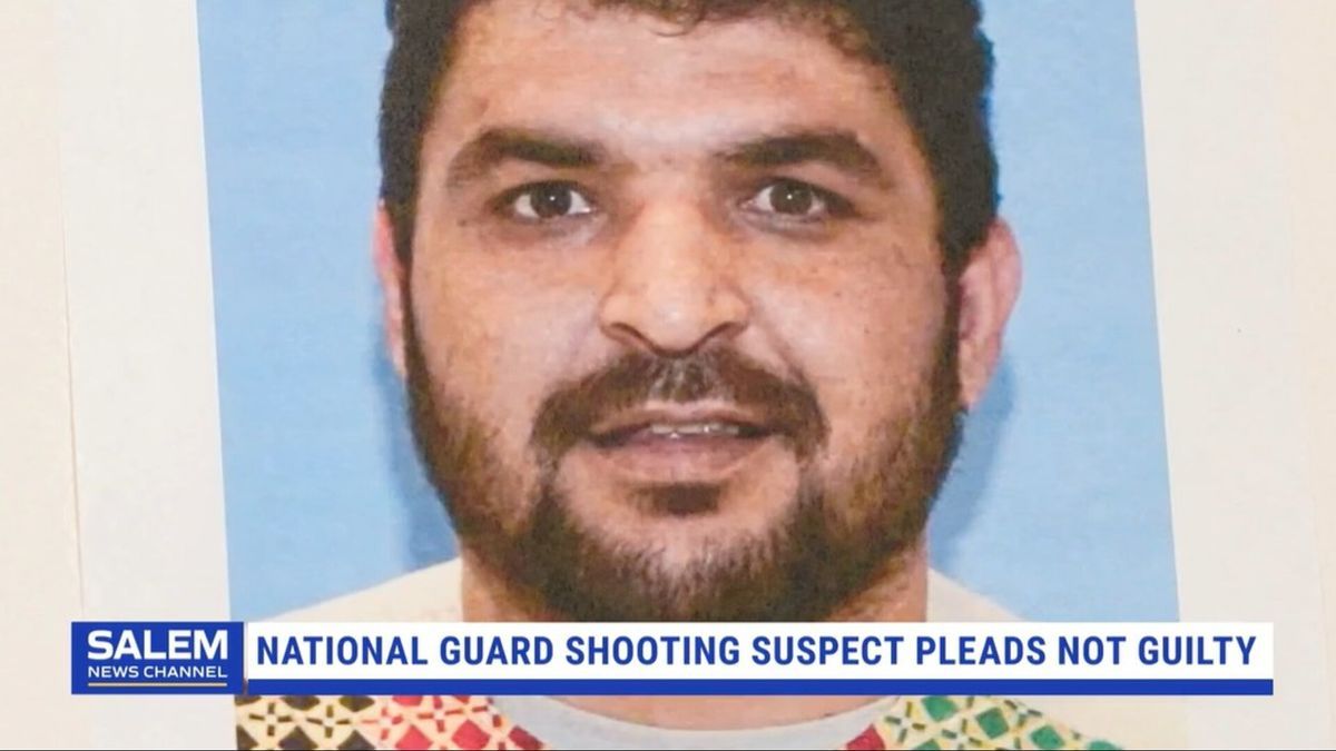 Man charged in National Guard shooting pleads not guilty from hospital