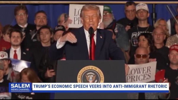 Trump touts economy, blames Biden and Dems for inflation