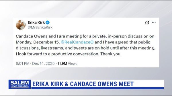 Erika Kirk & Candace Owens Hold Private Talks