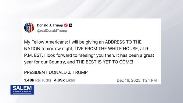 Trump To Address Nation Wednesday Night