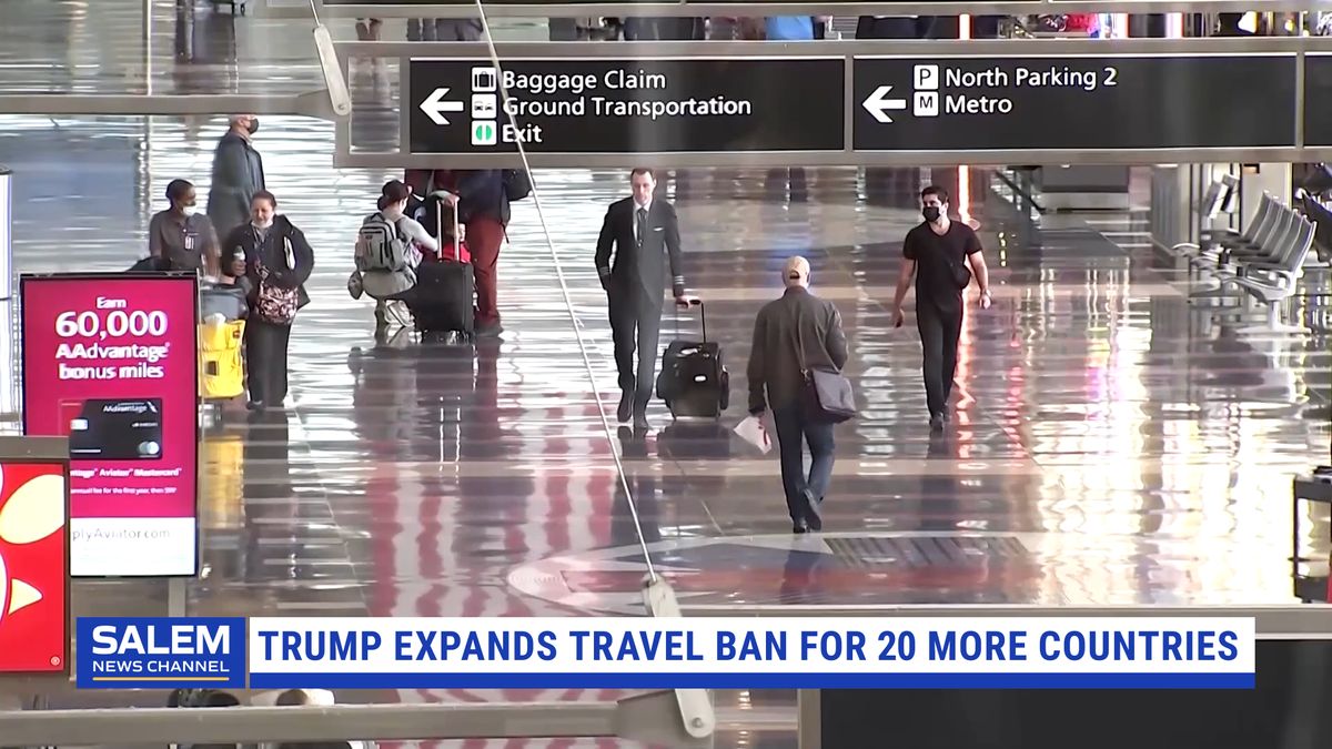 Trump expands travel ban, restrictions to include an additional 20 countries