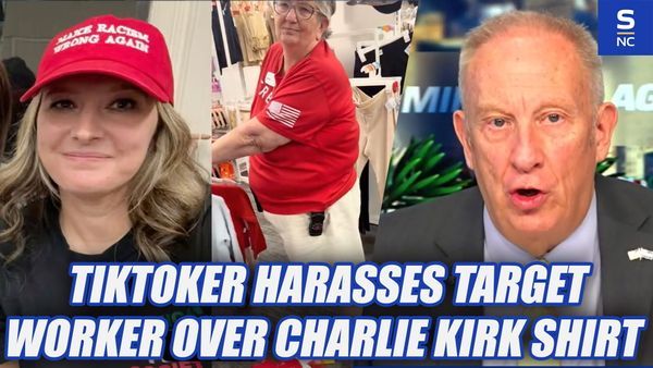 Liberal TikToker CURSES OUT Target Employee Over Charlie Kirk Shirt! [M&M Experience]