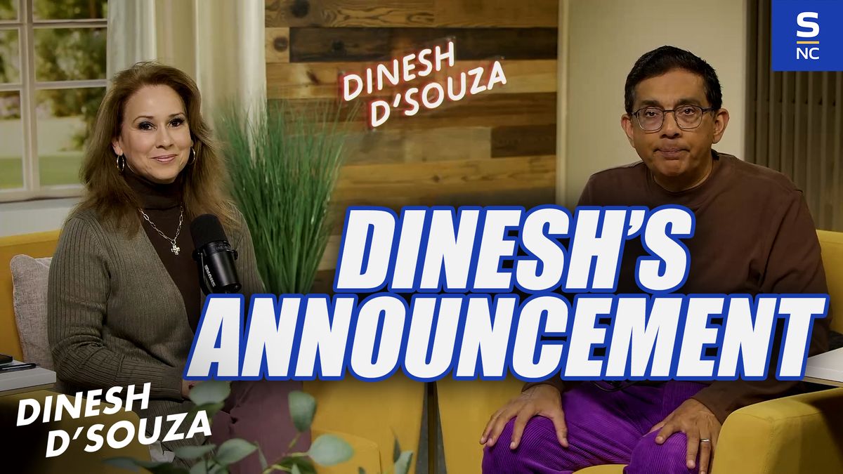 An announcement from Dinesh D'Souza