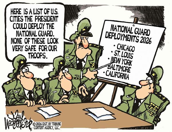 January 8, 2026 — Today's Conservative Cartoon