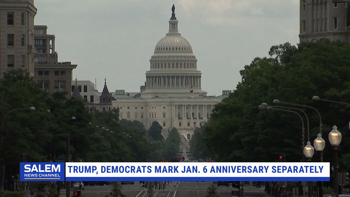 Trump, Democrats mark Jan. 6 anniversary separately
