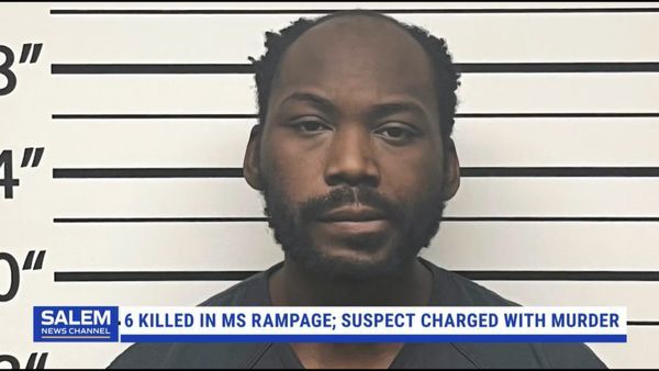6 killed in Mississippi rampage; suspect charged with murder