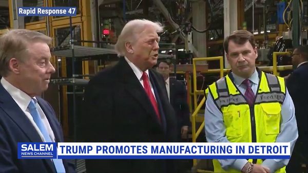 Trump Promotes U.S. Manufacturing In Michigan