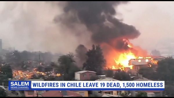 Firefighters In Chile Battling Deadly Forest Fires