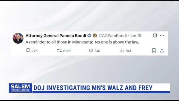 DOJ Investigating If MN's Walz & Frey Impeded Immigration Enforcement