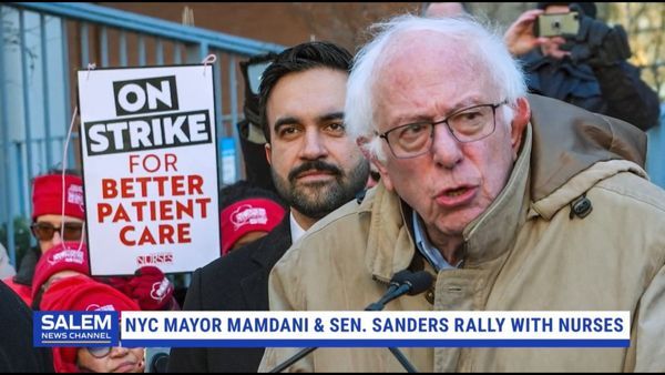 Mamdani & Sanders Rally With Nurses On Strike In NYC