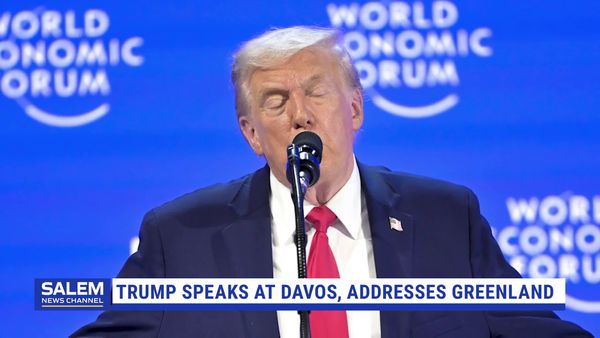 Trump Speaks In Davos, Addresses Greenland