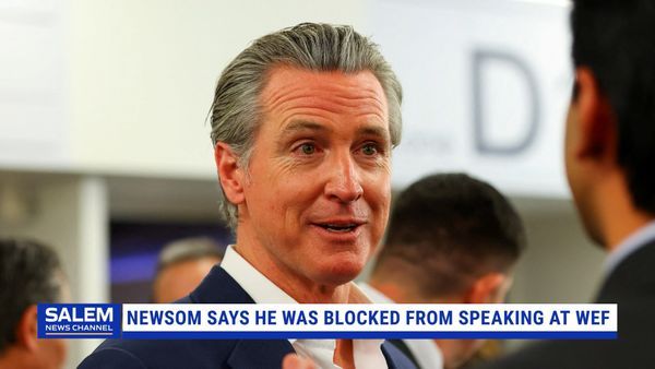 Newsom Blocked From Speaking In Davos, Blames Trump Admin