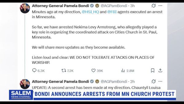 3 Arrested After Minnesota Church Protest