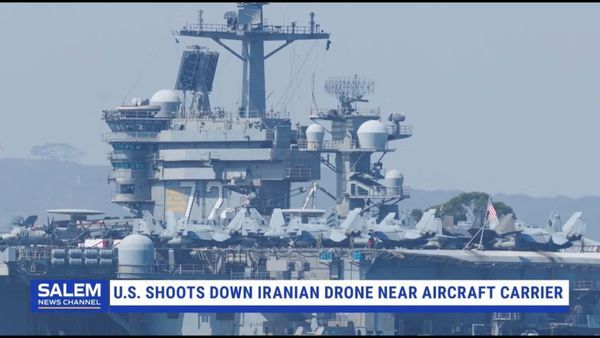US shoots down Iranian drone that approached aircraft carrier