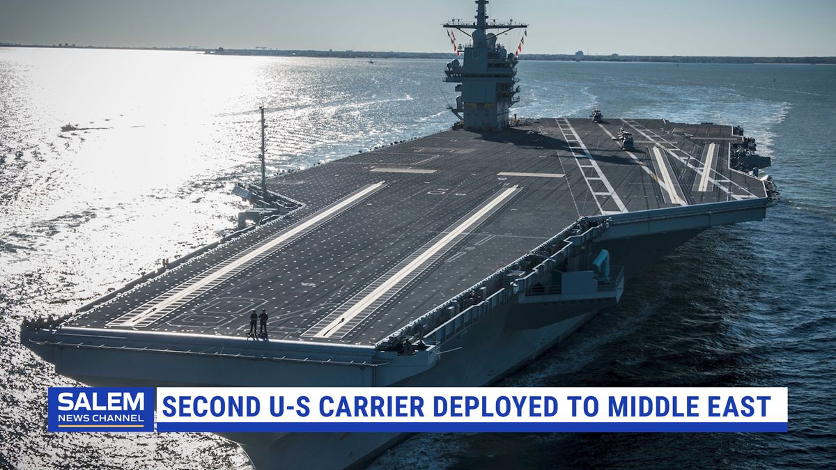 Second US aircraft carrier headed to Middle East amid rising tensions with Iran