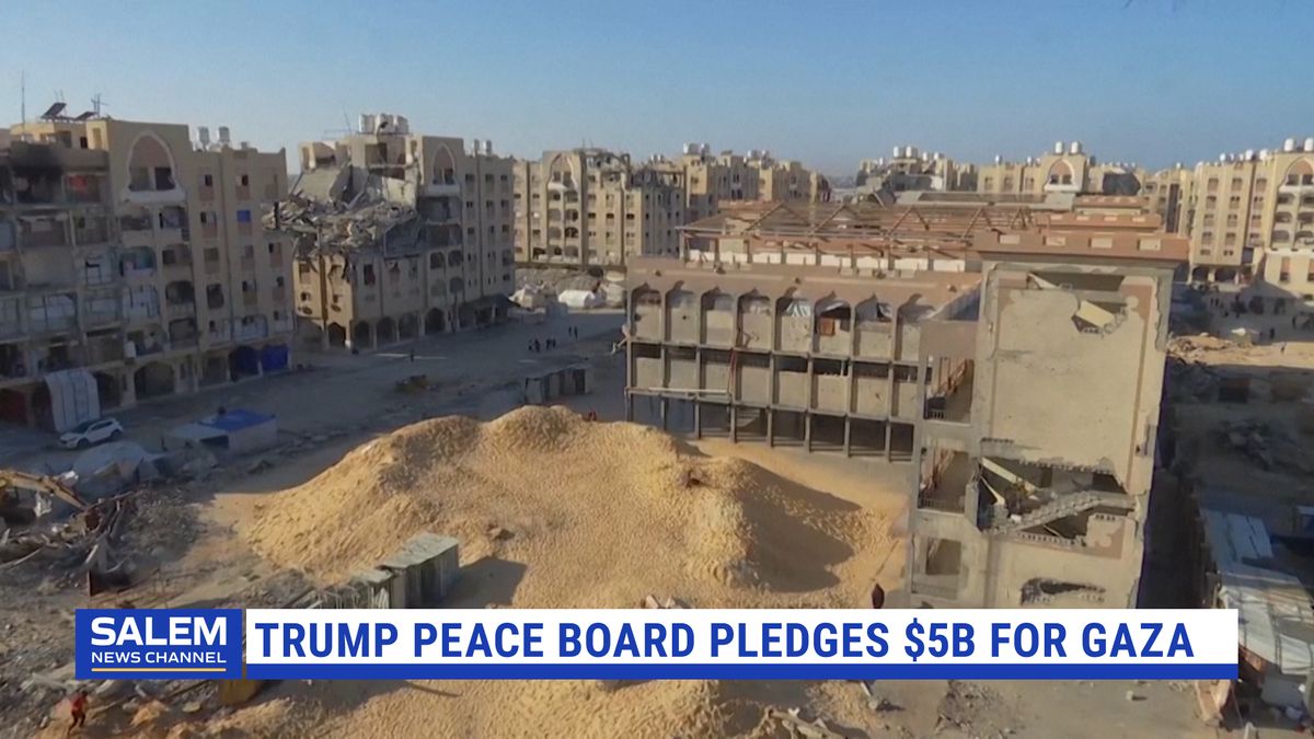 Trump peace board pledges $5B for Gaza reconstruction