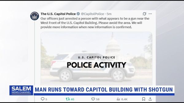 Armed Person Arrested Near U.S. Capitol Building