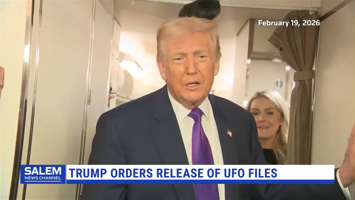Trump orders release of UFO files