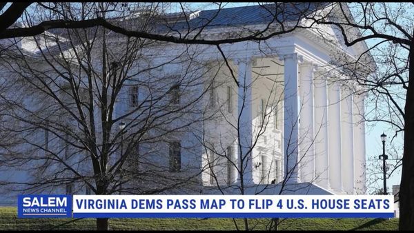 Virginia Democrats Pass Map That Could Flip 4 U.S. House Seats, If Courts And Voters Approve