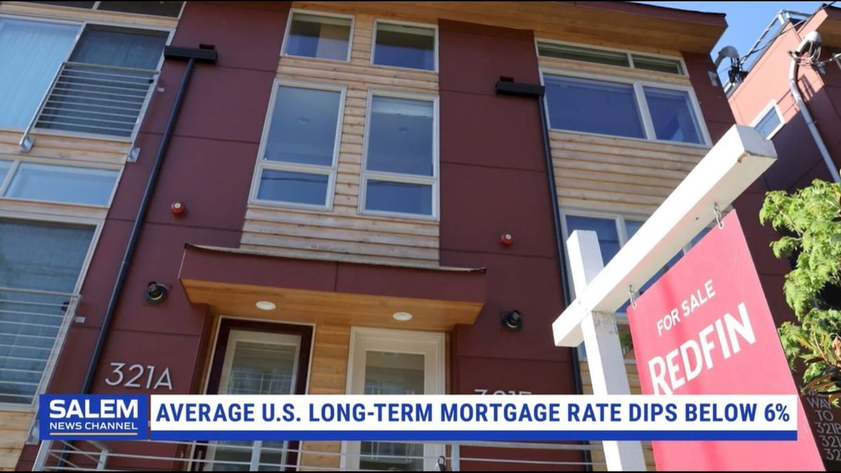 Mortgage rates dip below 6%