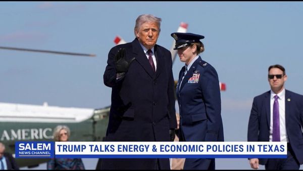Trump Makes Energy & Economic Policy Visit To Texas