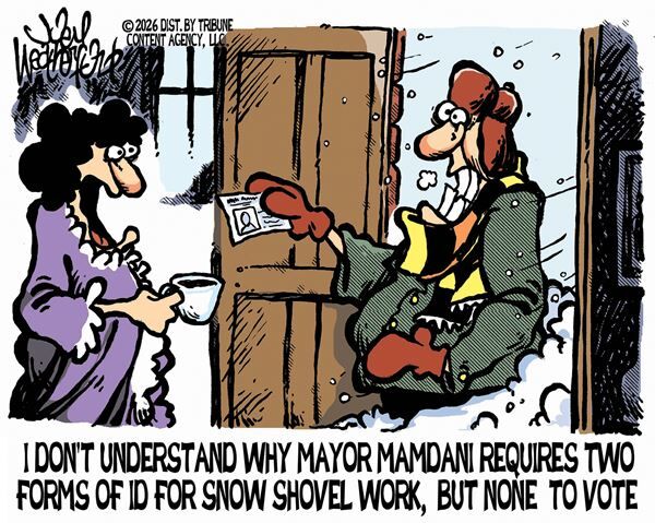 March 9, 2026 — Today's Conservative Cartoon