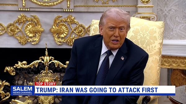 Trump Says U.S. Has 'Knocked Out' Many Iranian Naval & Air Targets