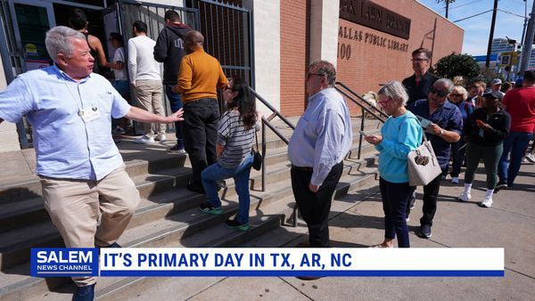 Primary Voters Cast Ballots In Texas, North Carolina And Arkansas